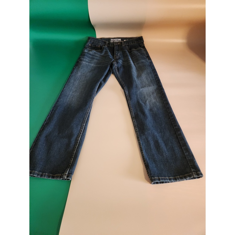 Signature by Levi Strauss & Co Jeans Mens 29x30 Blue Straight Fit Denim